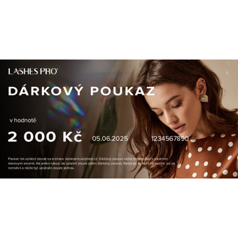 Dárkový poukaz 2000 Kč