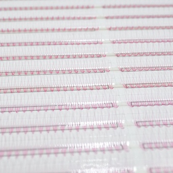3D objemové řasy 0.07 mm růžové Narrow Premium (úzké) 2000 ks