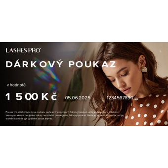 Dárkový poukaz 1500 Kč