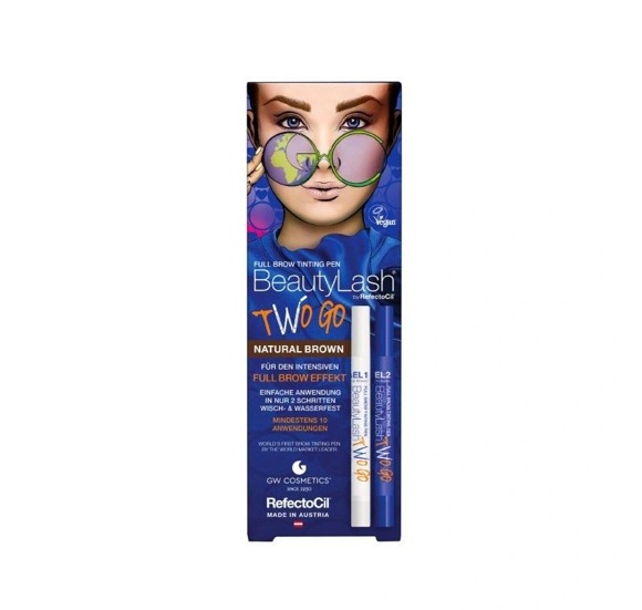 BeautyLash by RefectoCil Barvicí pero na obočí TWO GO přírodní hnědá